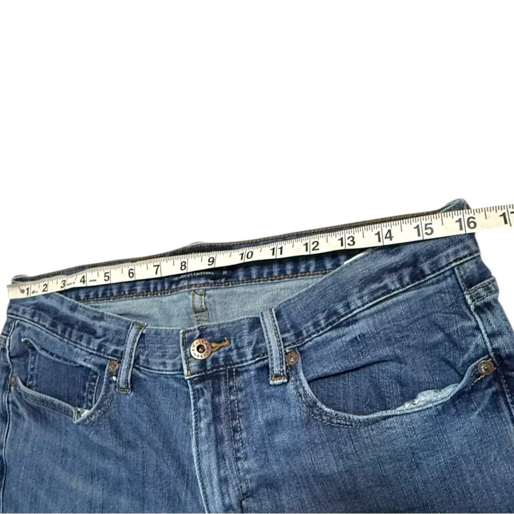 Lucky Brand Straight Leg Blue Jeans - Picture 3 of 7